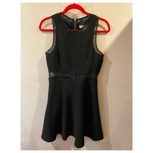 Lace detail Fit & Flare dress